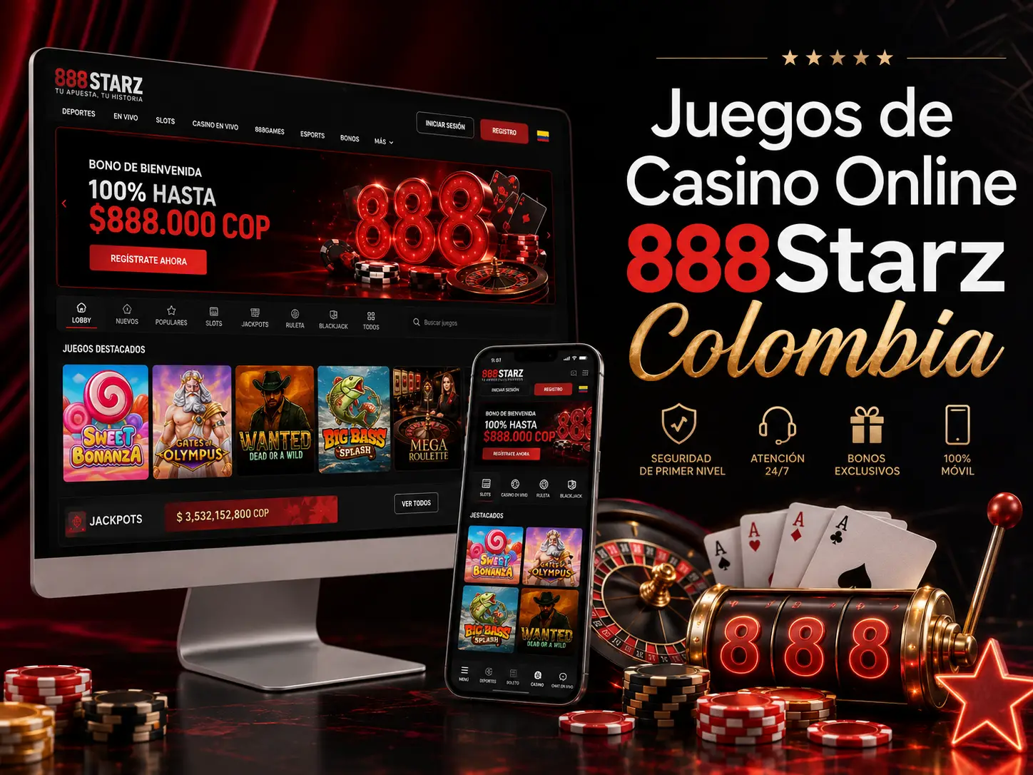 Juegos de Casino Online 888Starz Colombia