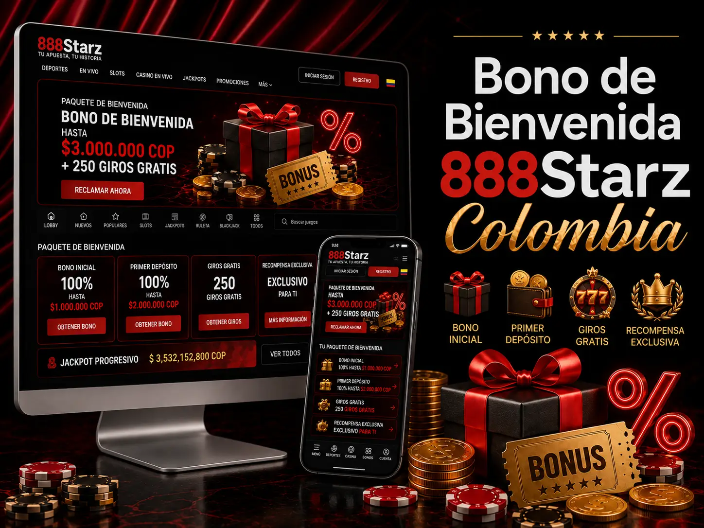 Bono de Bienvenida 888Starz